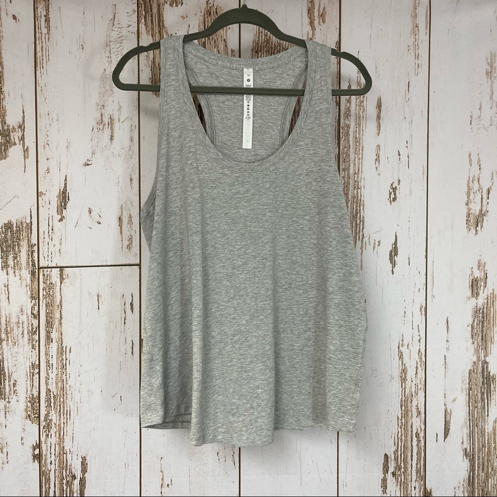 lululemon athletica Gray Tank Top